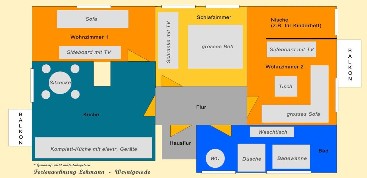 Ferienwohnung Lehmann - Wernigerode Eksteriør billede